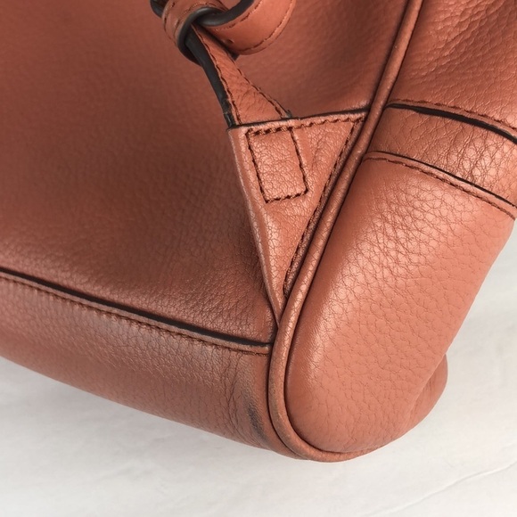 Michael Kors Rhea Medium Leather Designer Chic Fashionable Backpack MK - Picture 12 of 16